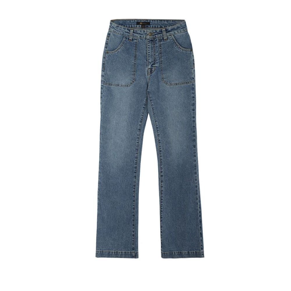 Frye Front Pocket Flare Jeans Vintage Wash Blue Size 28x32 NWT Cowgirl Horses